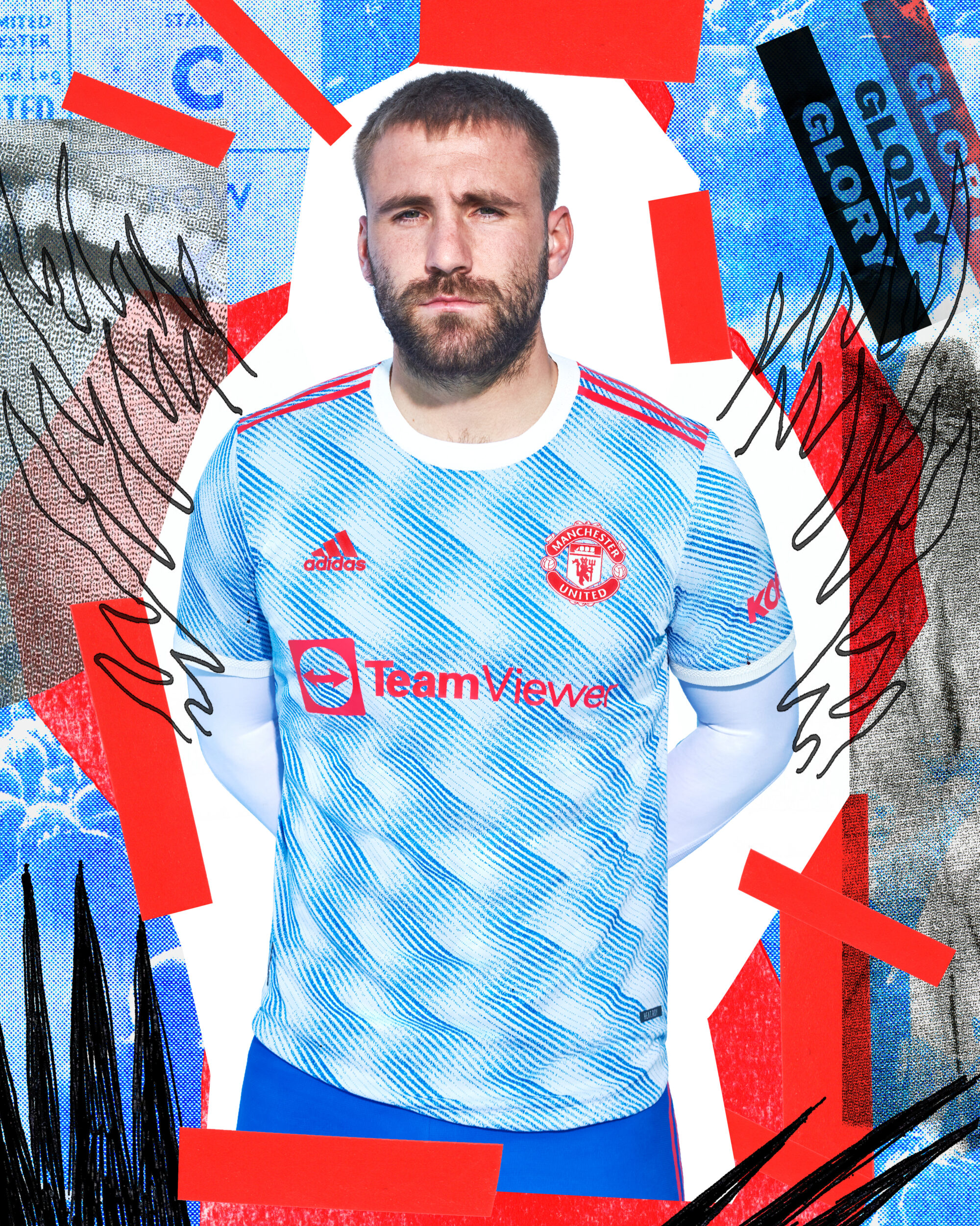 Maillot Extérieur Manchester United 1990-92 - Adidas - Neuf Avec étiquettes (plusieurs Tailles)