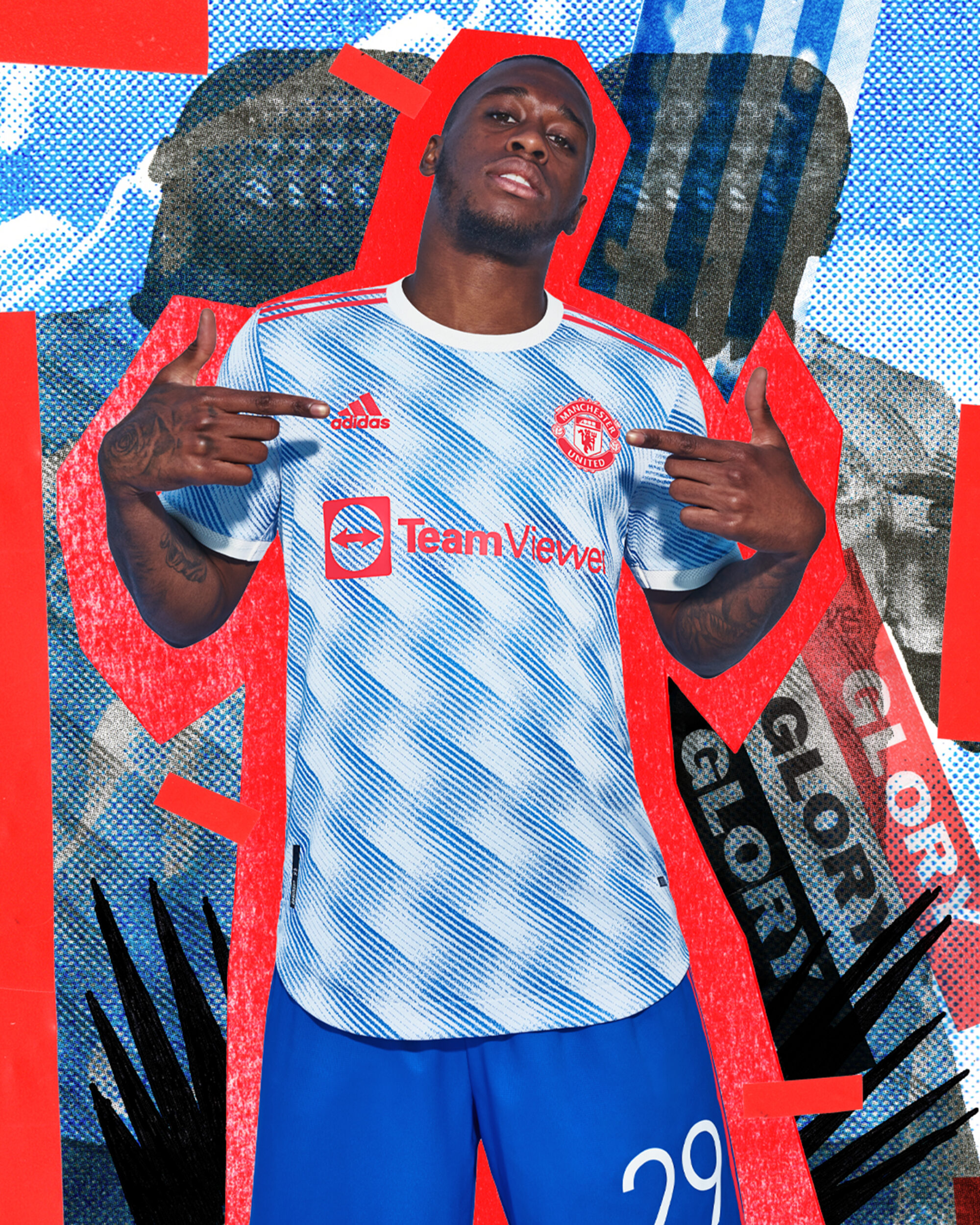 Maillot Manchester United 2021-2022 exterieur adidas