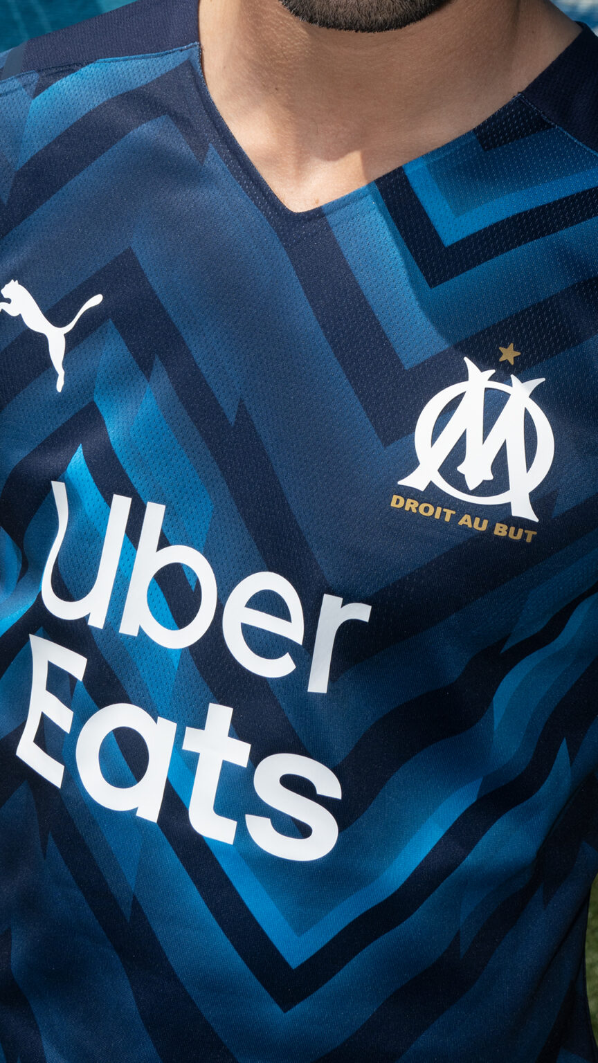 Maillot OM (Olympique De Marseille) 2021/2022 - Puma Blanc, Taille XL, Occasion