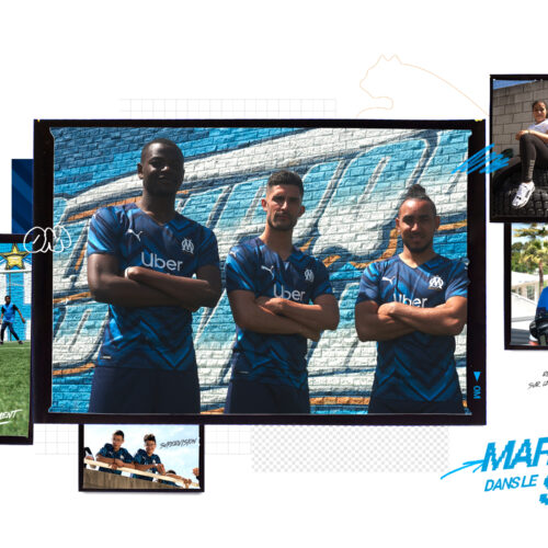 Image de l'article Le maillot extérieur de l'OM 2021-2022 dévoilé par PUMA