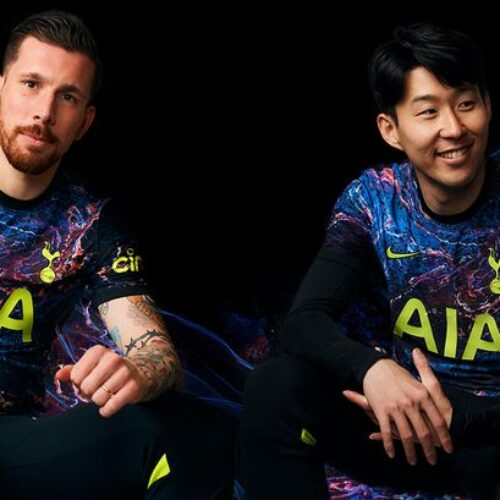 Image de l'article Nike présente le très suprenant maillot extérieur de Tottenham 2021-2022