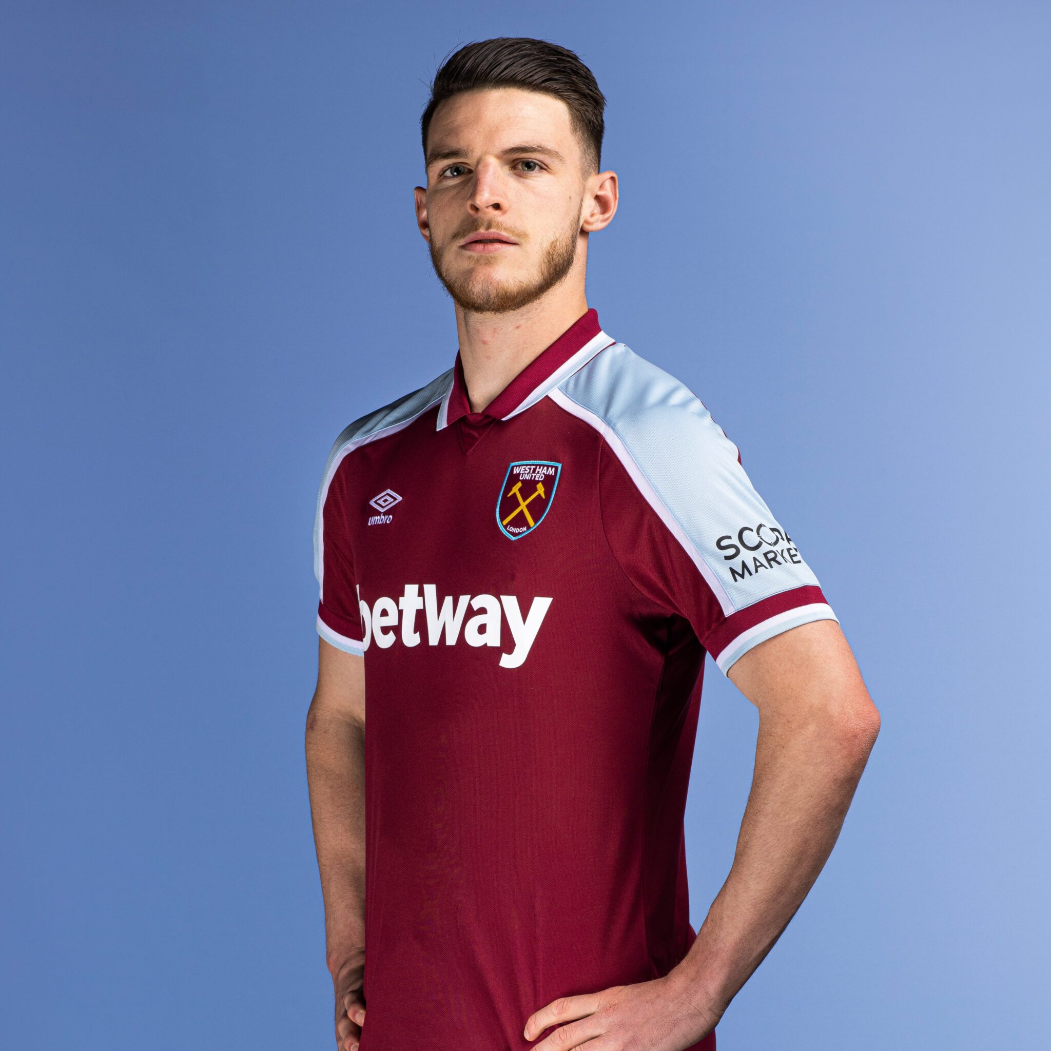 Maillot De Football Vintage West Ham United – Home – Umbro – Taille M
