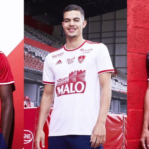 Image de l'article Les maillots du Stade Brestois 2021-2022 révélés par adidas