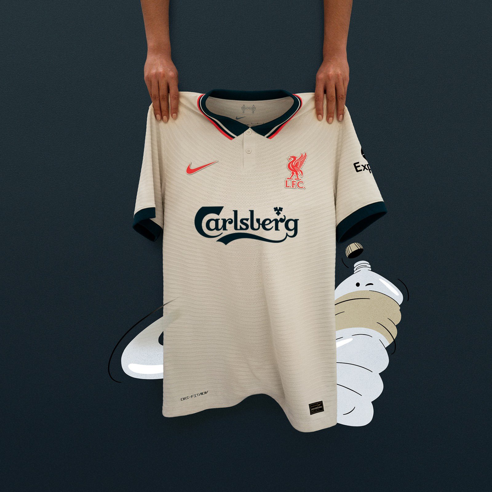 Nouveau maillot de foot, ancien sponsor