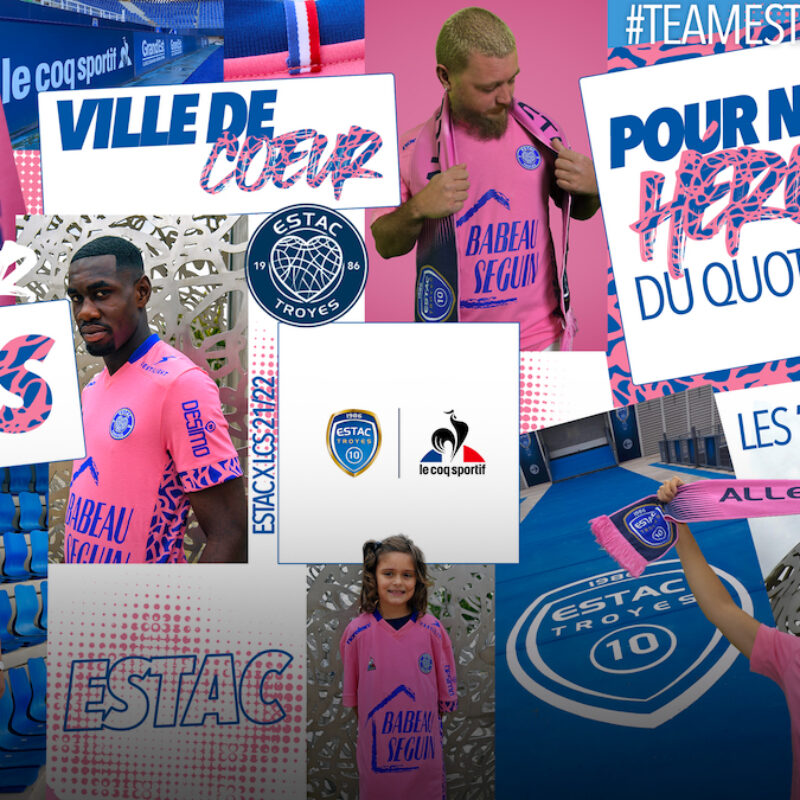 Maillot Duarig Porté Entrainement #50 Estac Troyes Jersey Vintage - XL | eBay