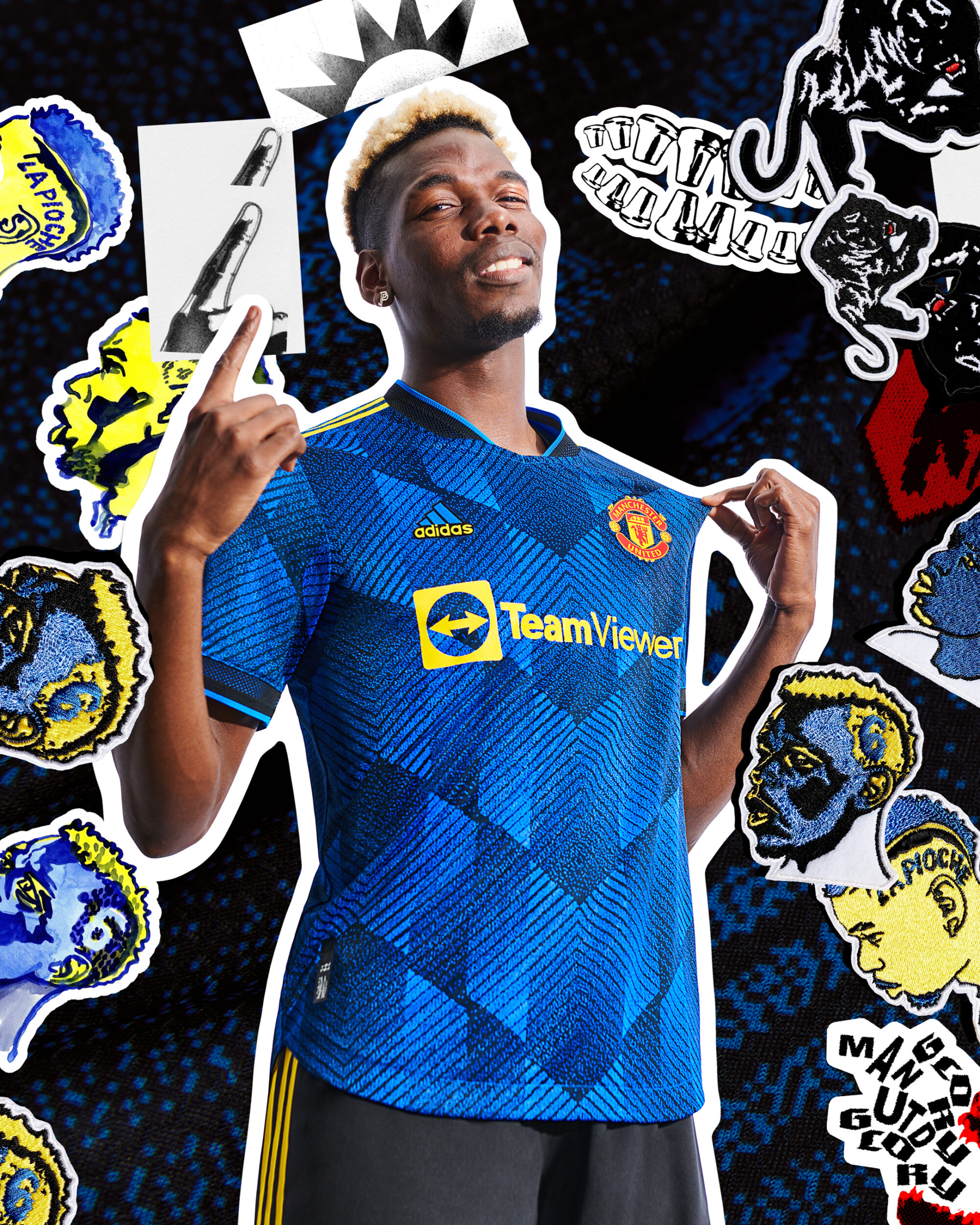 Maillot Manchester United third 2021/22 adidas