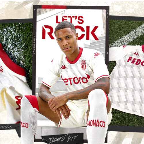Image de l'article Monaco dévoile son nouveau maillot third 21-22 avec Kappa