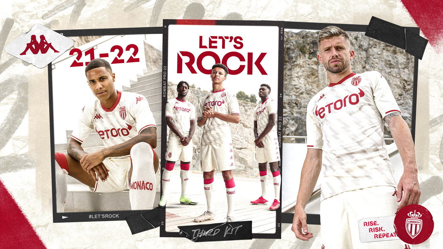 Maillot Monaco 2021-2022 Kappa