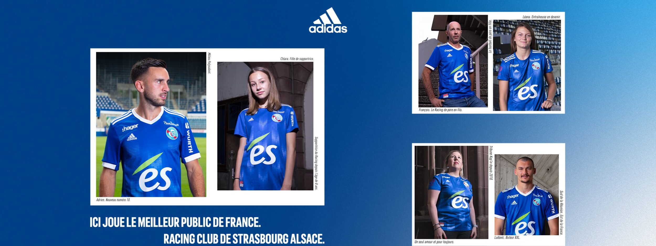 Maillot Strasbourg 2021-2022 adidas