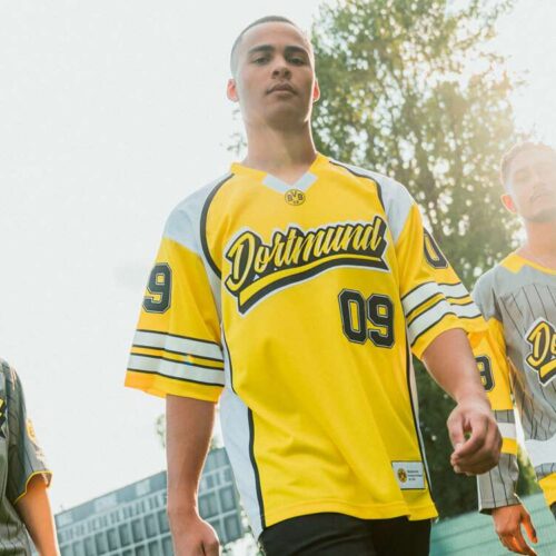 Image de l'article Le Borussia Dortmund dévoile des maillots inspirés des sports US