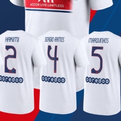 Image de l'article Le PSG présente un maillot 