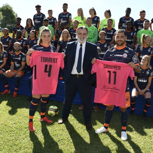 Image de l'article Un maillot rose inédit pour Montpellier face à Strasbourg