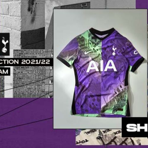 Image de l'article Inspiré des rues du quartier, le maillot third de Tottenham surprend