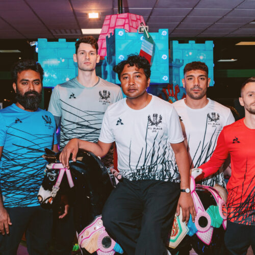 Image de l'article Des maillots recouverts de brins d'herbes pour l'AS Velasca
