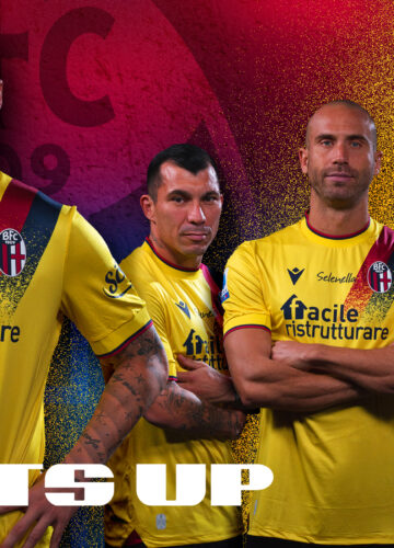 Maillot D'entraînement Bologne 2019-2020 Macron - Bleu, Taille XL, Homme, Manches Courtes