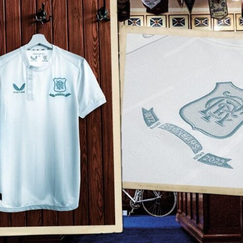 Image de l'article Le maillot des 150 ans des Glasgow Rangers dévoilé