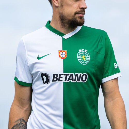 Image de l'article Le Sporting Portugal présente son maillot fourth en hommage à Francisco Stromp