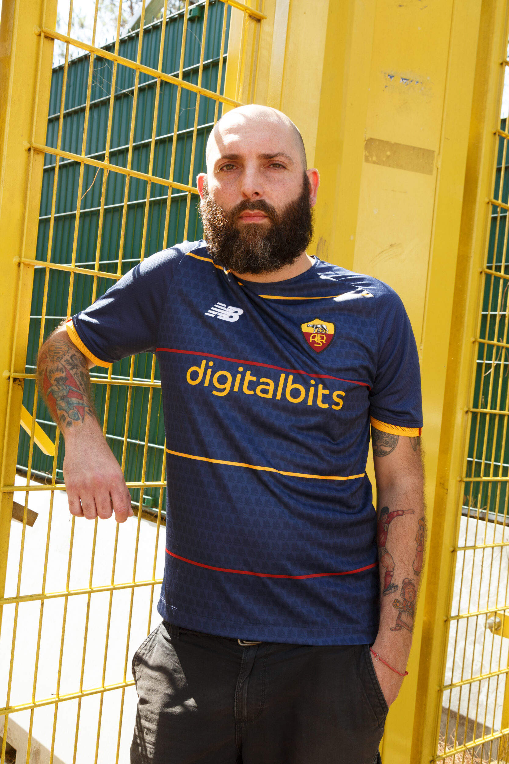 Quatrieme maillot AS Rome