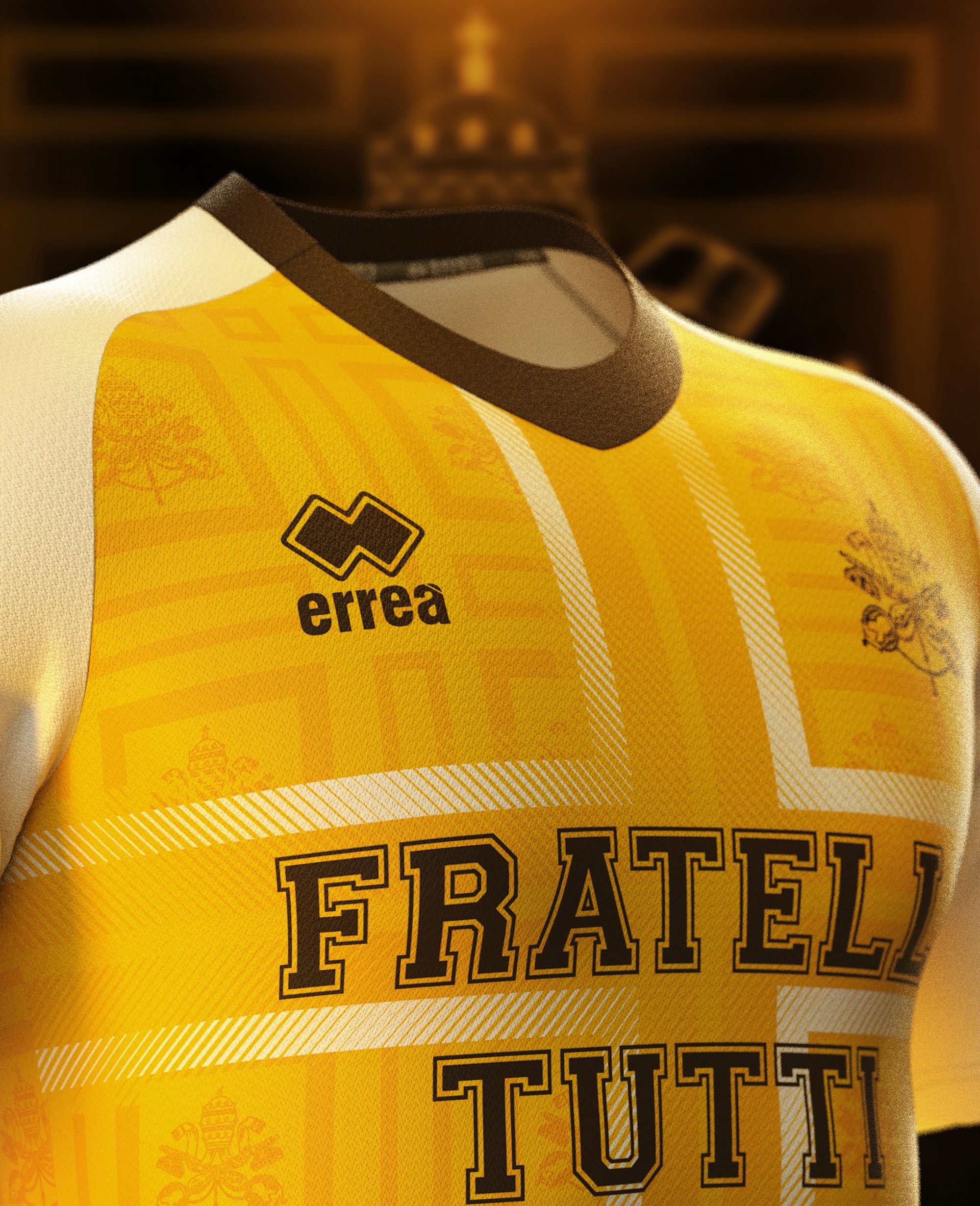 maillot fratelli tutti pape francois foot 2