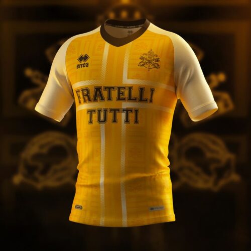 Image de l'article L'équipe du Pape dévoile un maillot de foot très design