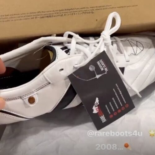 Image de l'article Karim Benzema retrouve ses anciens crampons de 2008, la adiPure !
