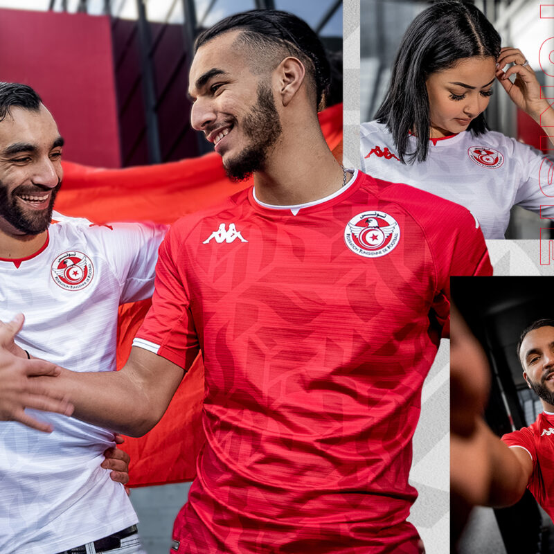 Maillot Tunisie Domicile 2022/2023 – Kappa – Taille S – Occasion