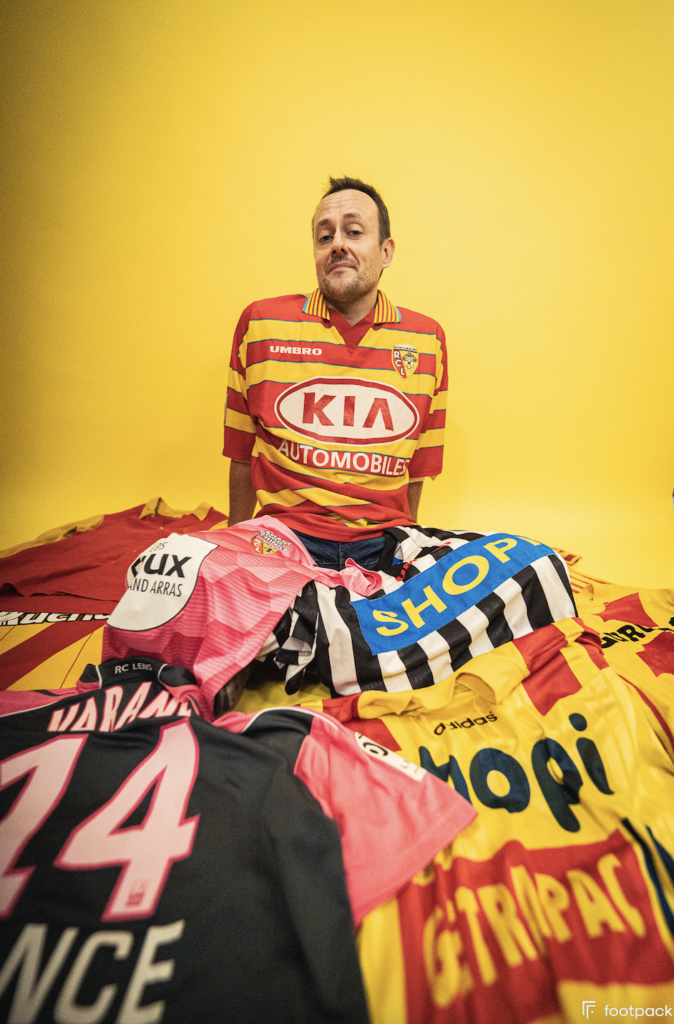 Maillot vintage supporter R.C LENS • EUR 10,00 - FR