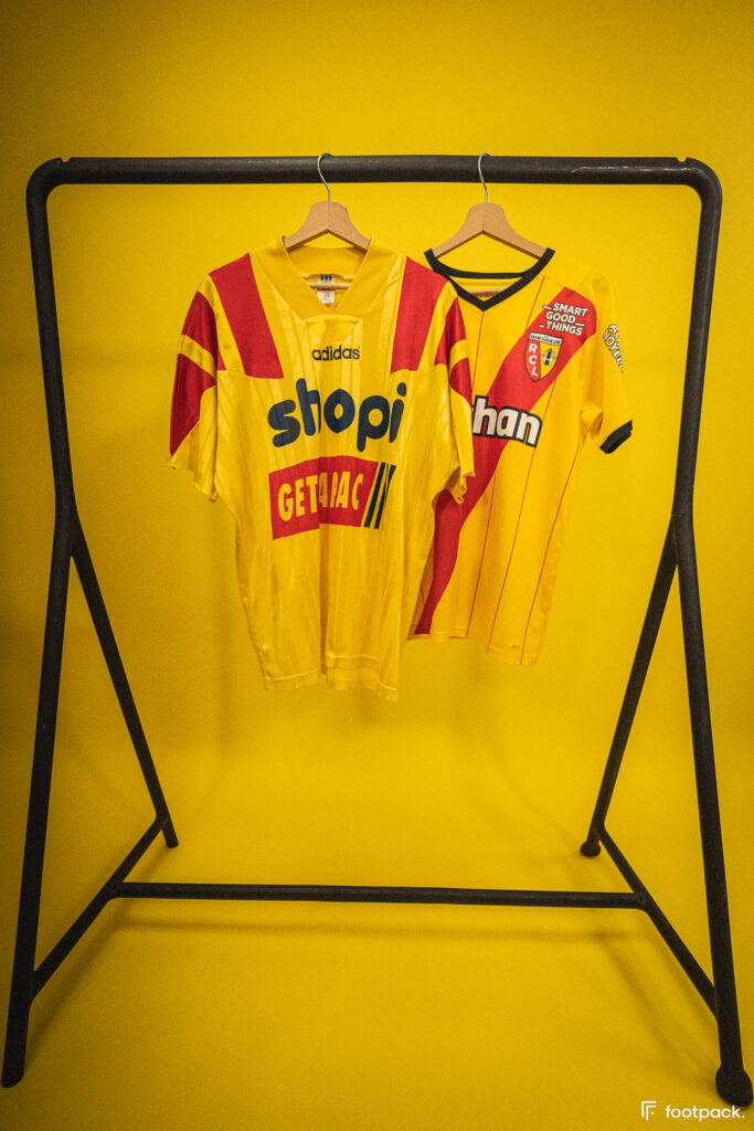 Maillot vintage supporter R.C LENS