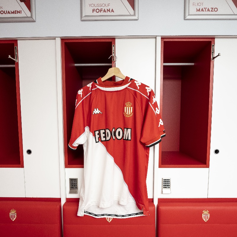 Reedition maillot AS Monaco 1999-2000 Kappa