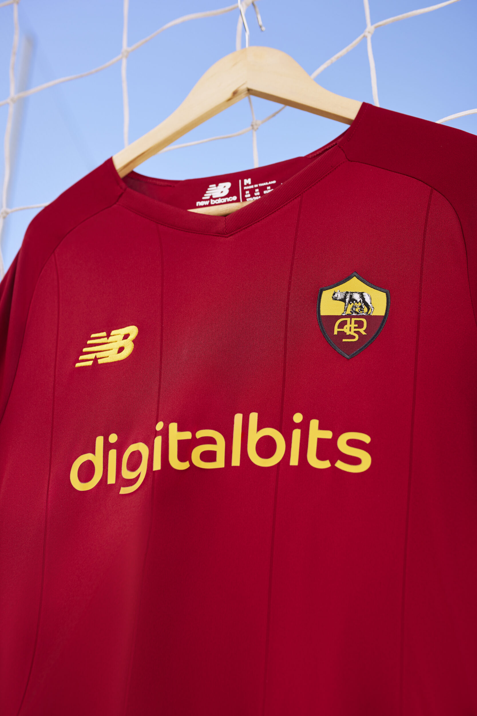 maillot as roma 2021 2022 sepcial derby logo new balance 3