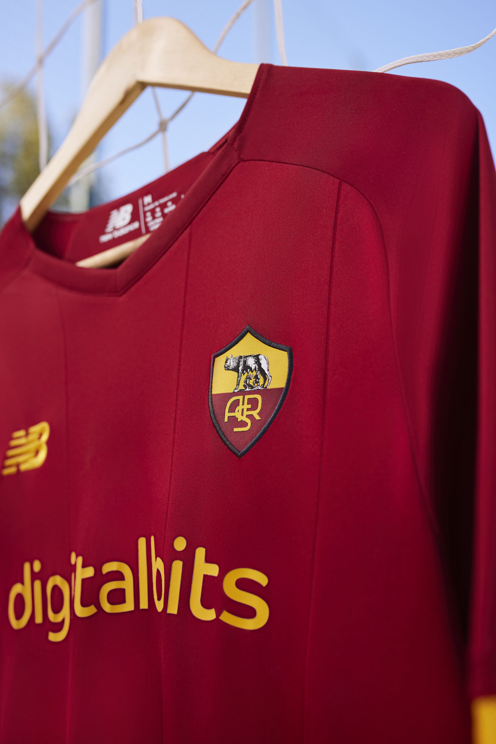 maillot as roma 2021 2022 sepcial derby logo new balance 8