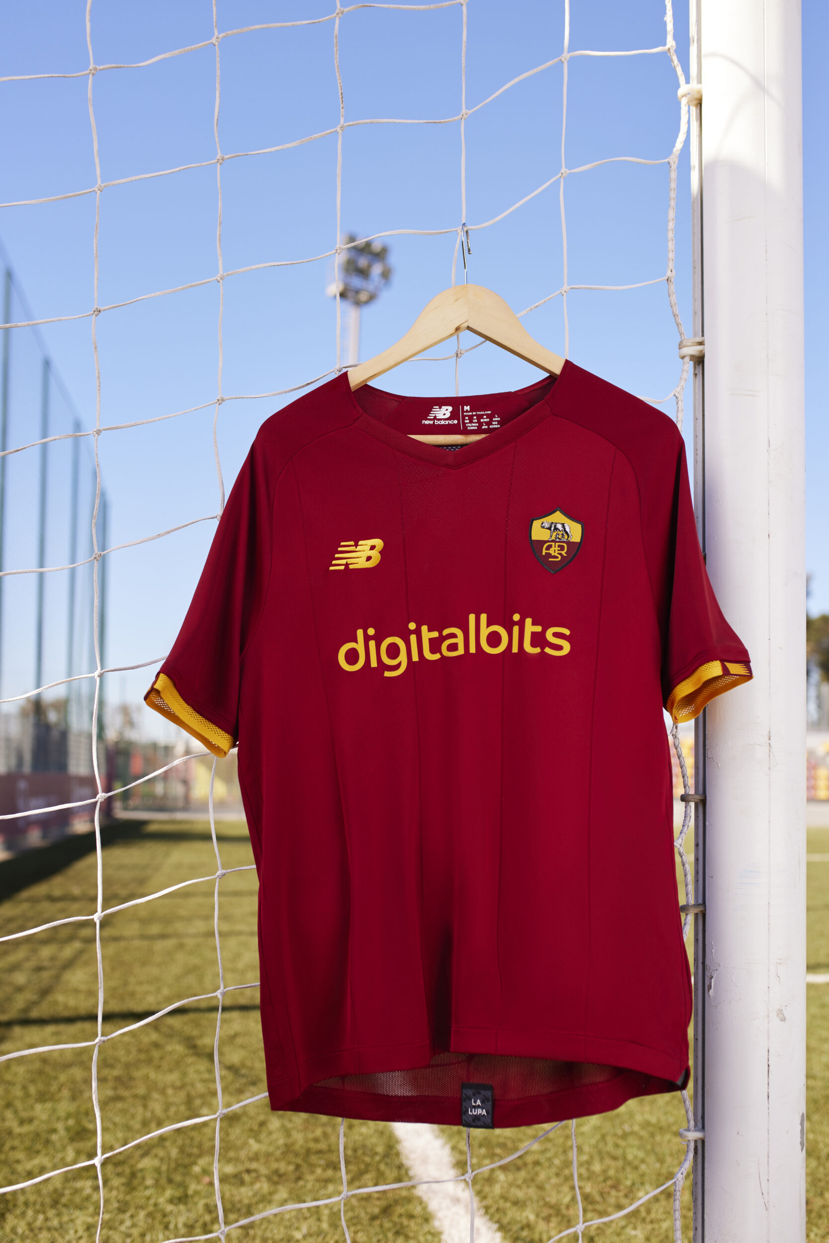 maillot as roma 2021 2022 sepcial derby logo new balance 9