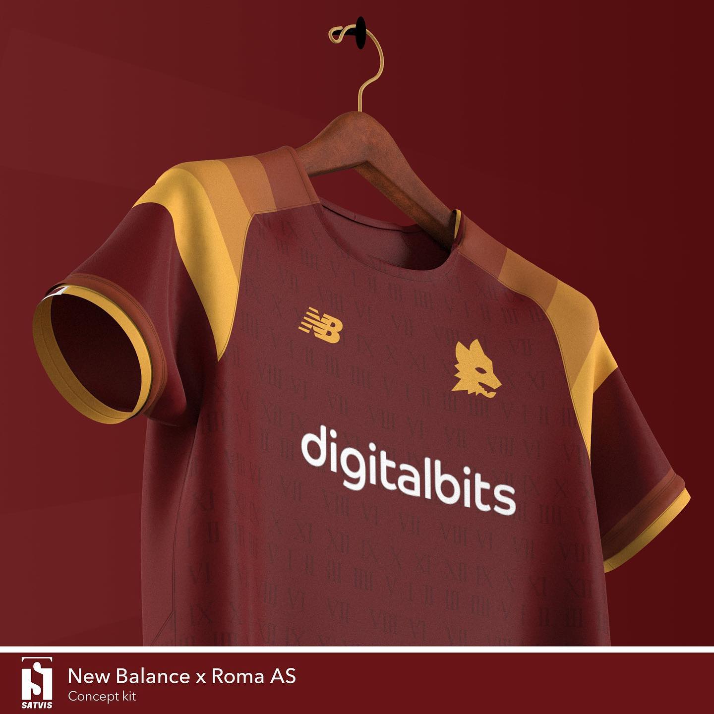 maillot as roma concept kit satvisgraphisme