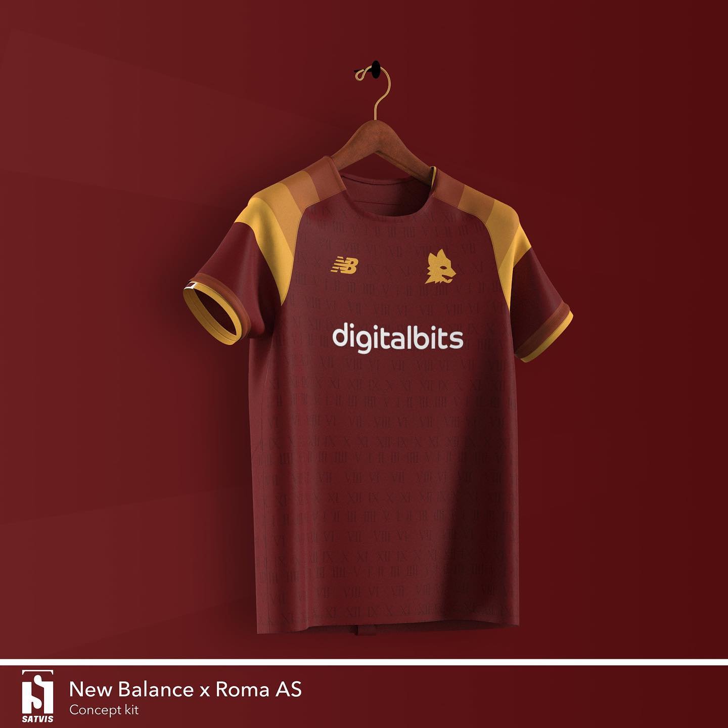 maillot as roma concept kit