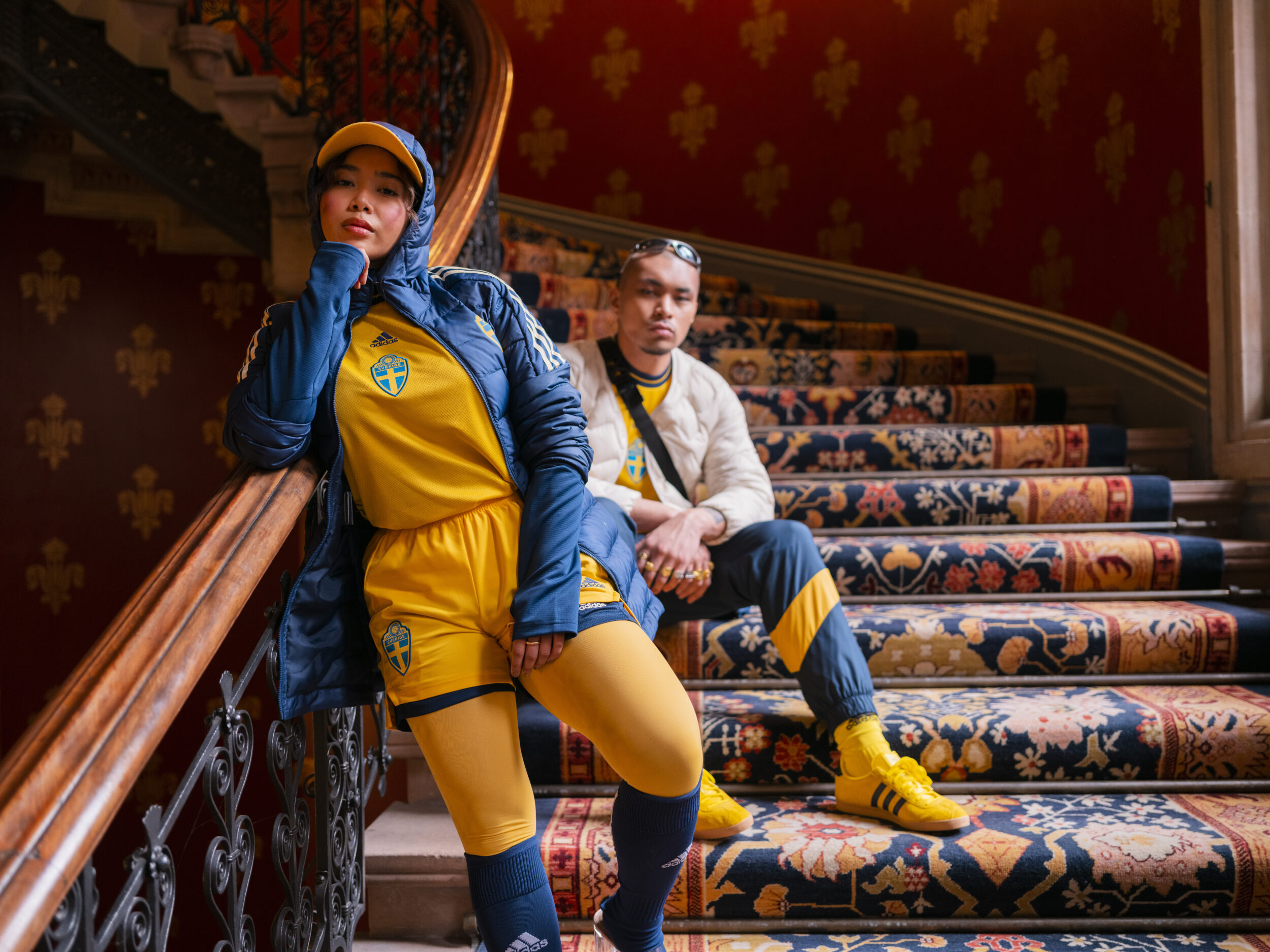 Maillot Suède Euro 2022 adidas