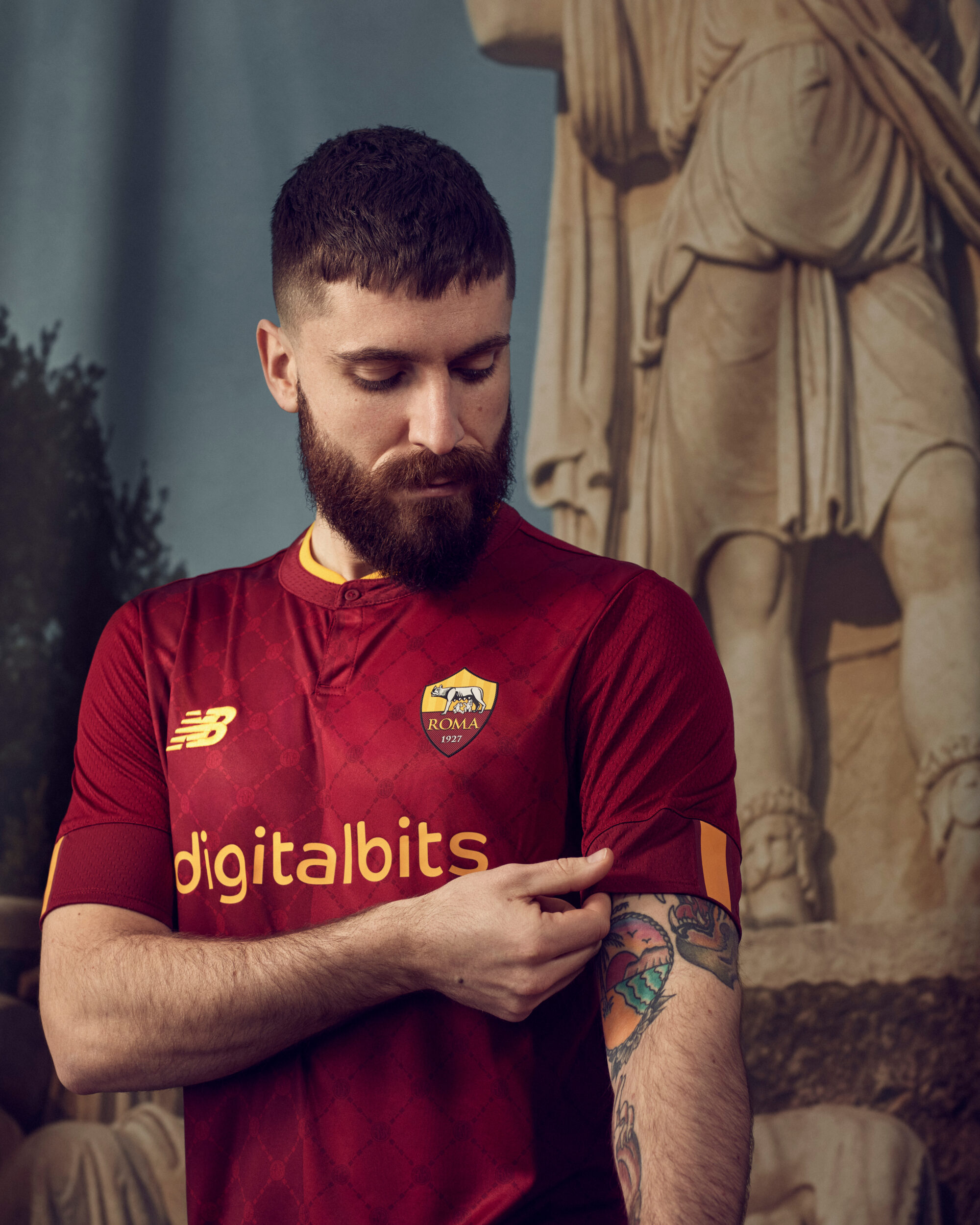 maillot as roma 2022 2023 domicile