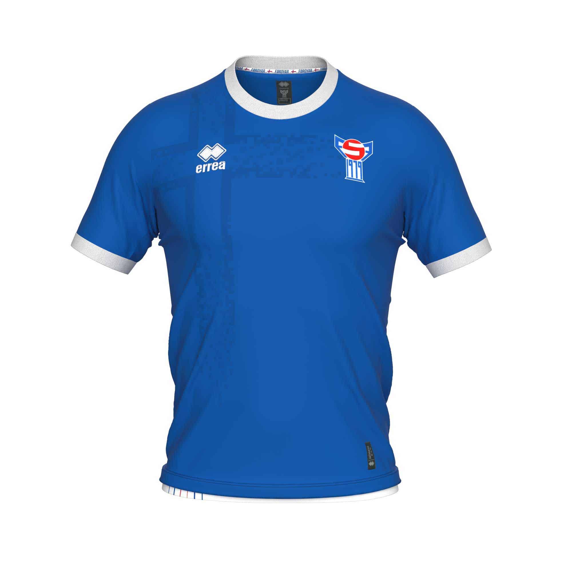 Maillot De Foot Islande Erreà – Enfant Taille 152 – Rouge – Occasion