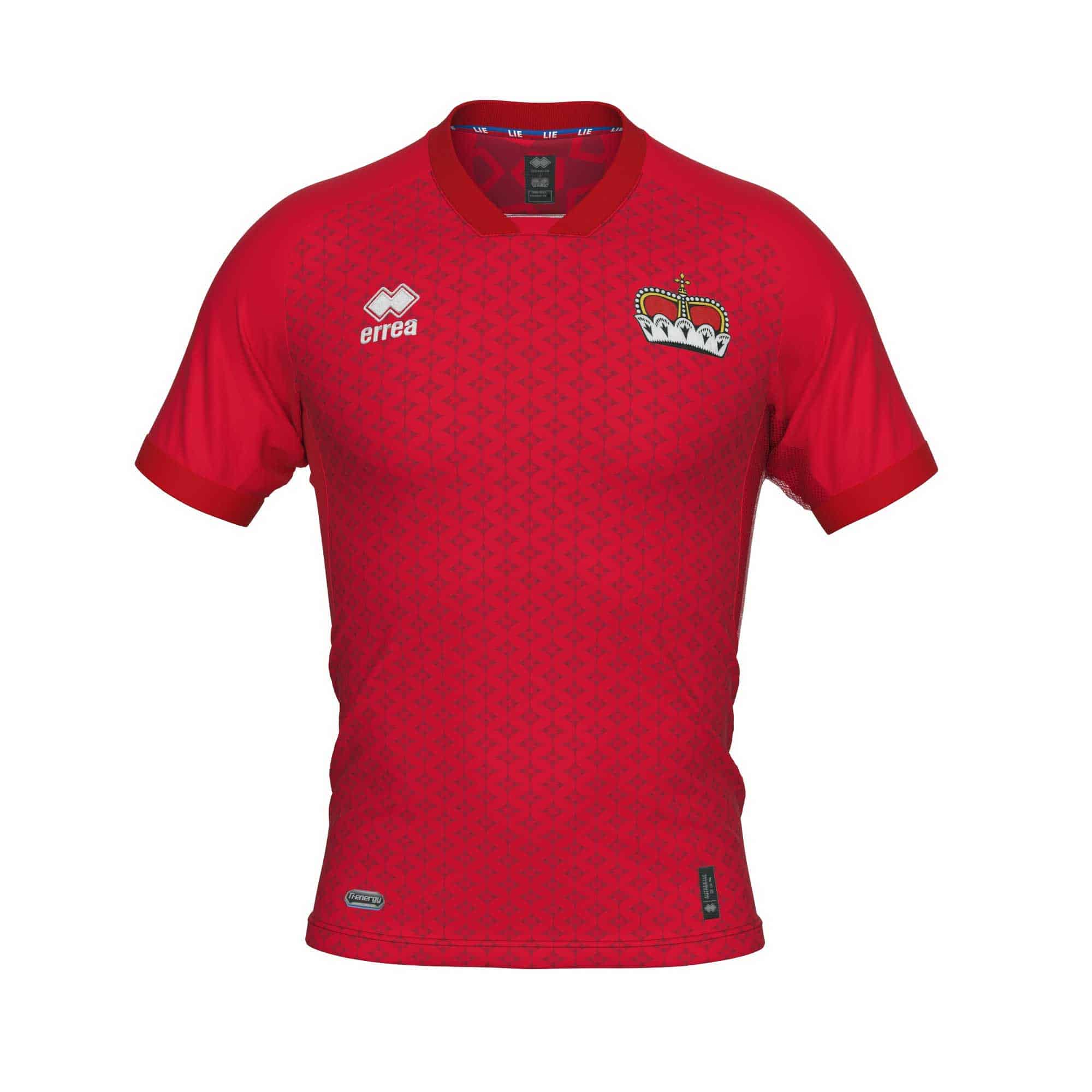 maillot liechtenstein 2022 errea exterieur