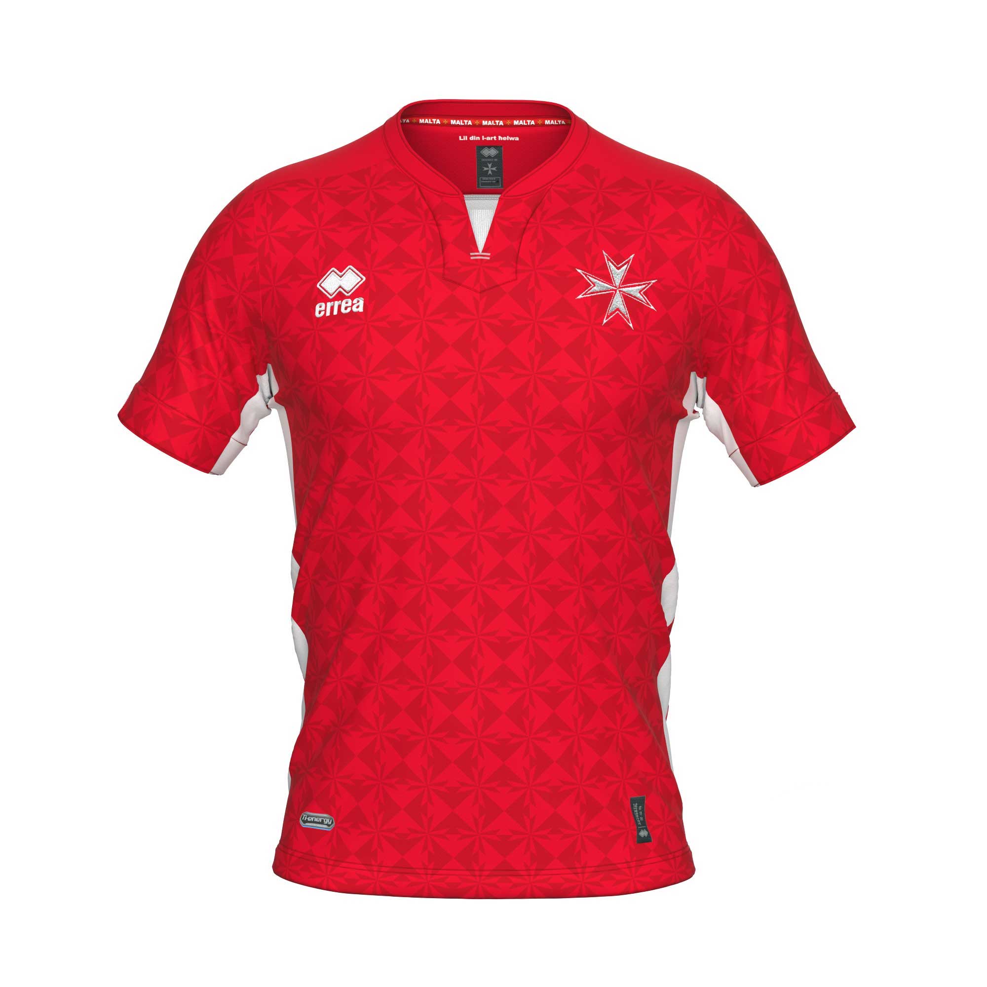 maillot malte 2022 errea domicile