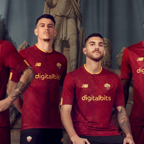 Image de l'article Le maillot de l'AS Roma 2022-2023, présenté par New Balance