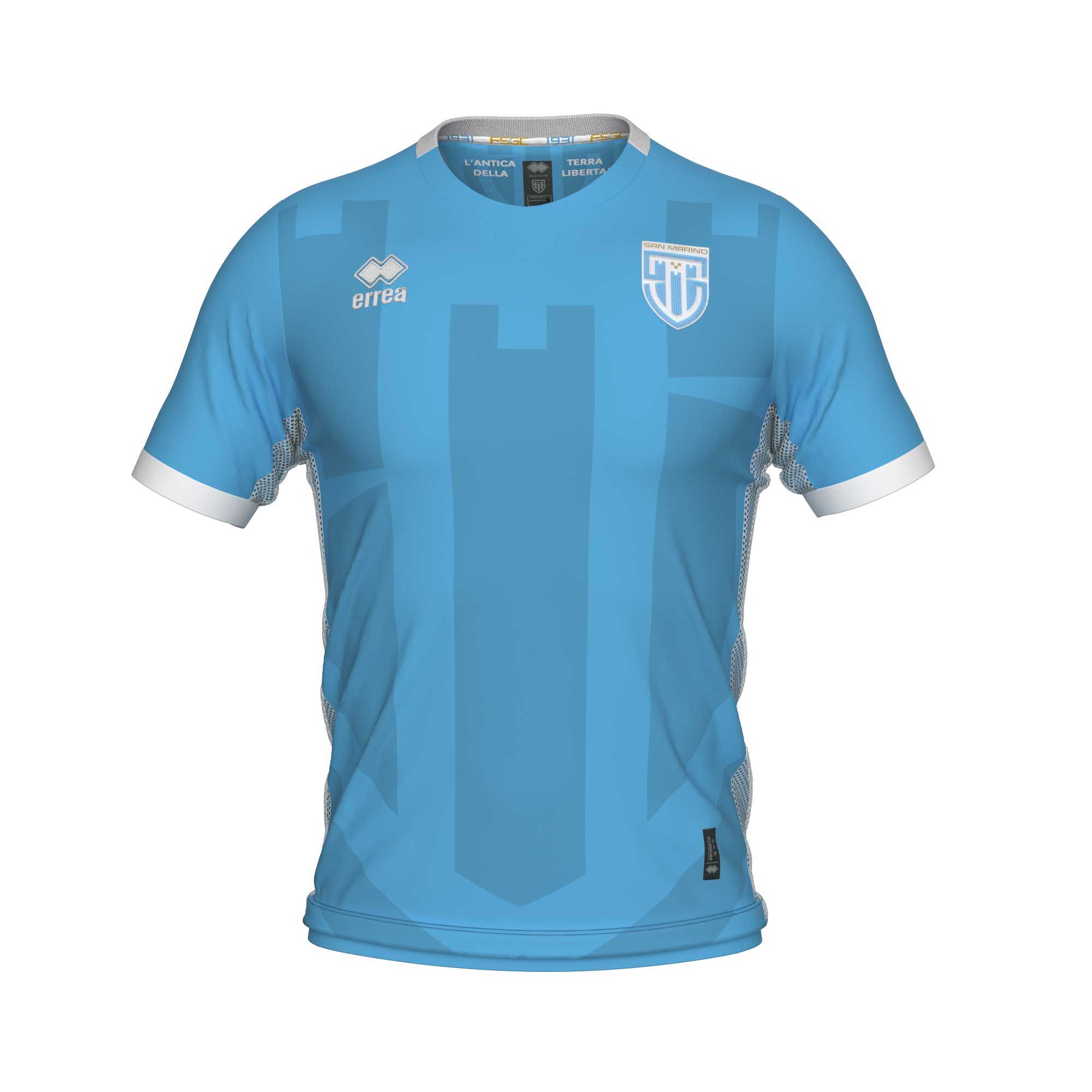 maillot saint marin 2022 errea domicile