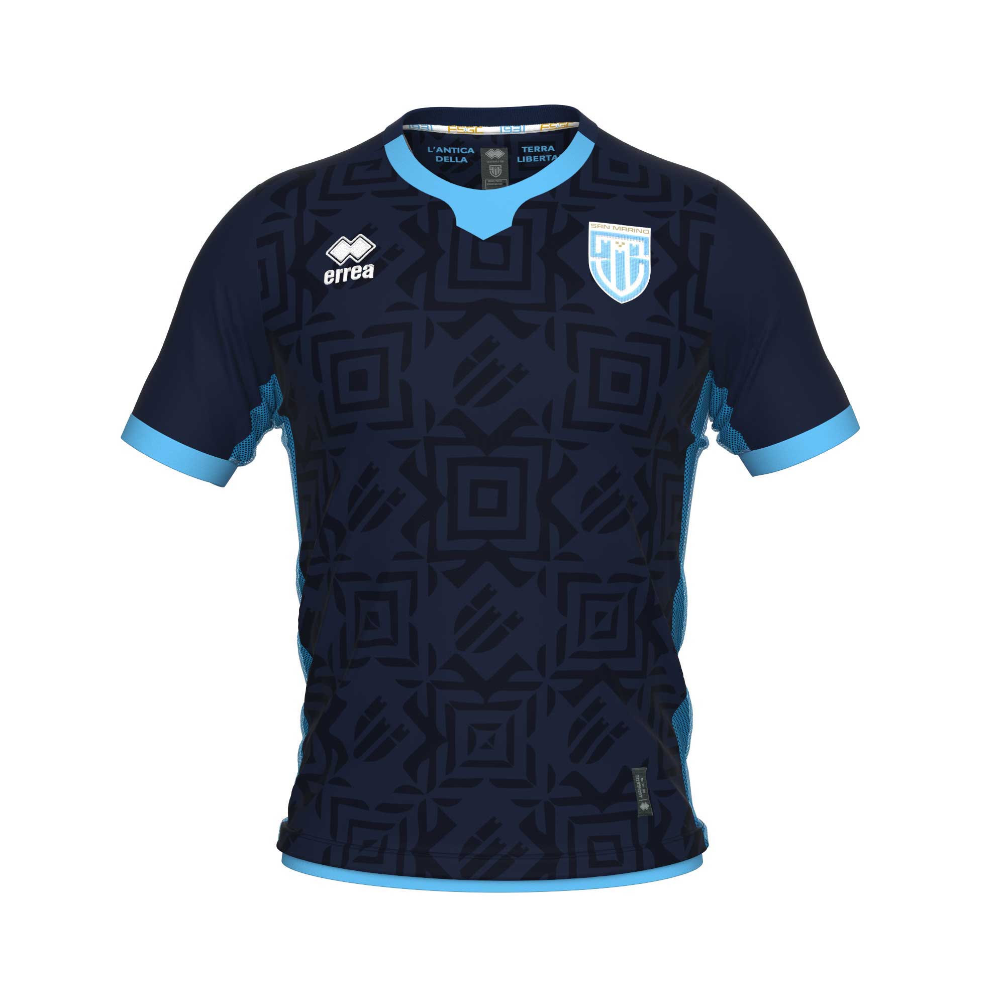 maillot saint marin 2022 errea extérieur