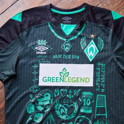 Image de l'article Le Werder Brême va porter un maillot fait avec les tatouages de ses supporters !
