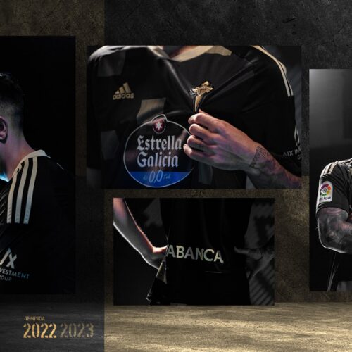 Image de l'article Celta Vigo : un maillot noir & or pour la saison prochaine