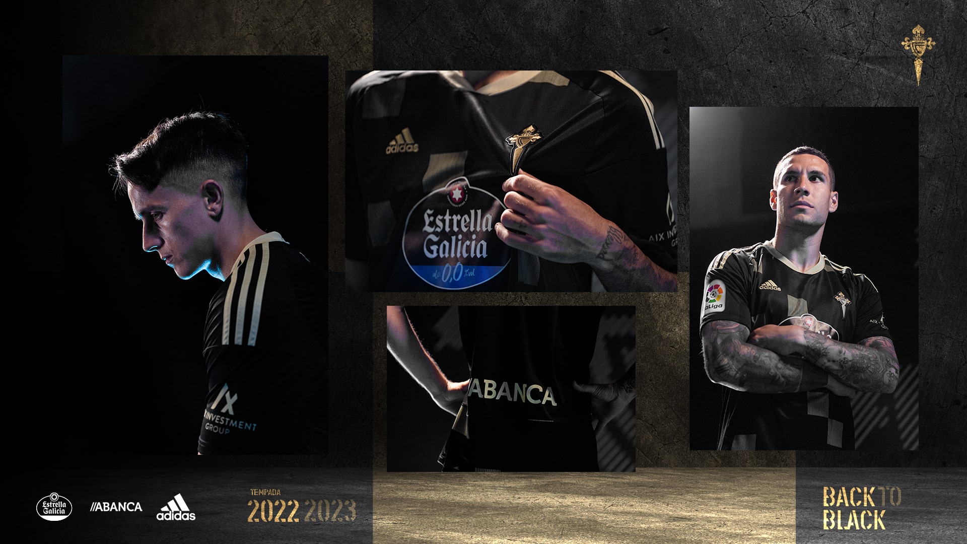 Maillot Celta de Vigo 2025 Olivier de 100 ans noir