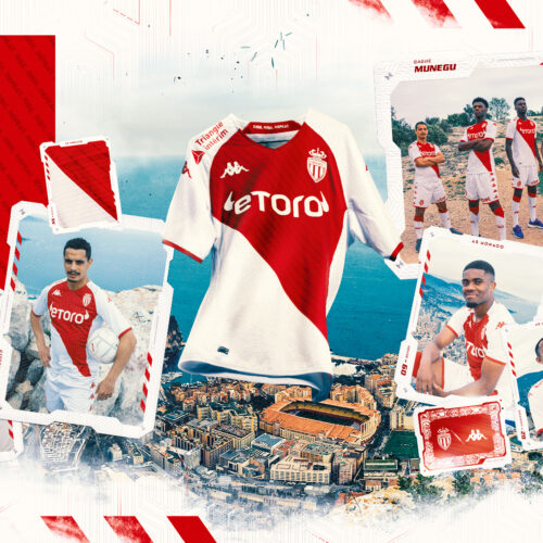 Image de l'article Le maillot de Monaco 2022-2023, dévoilé par Kappa