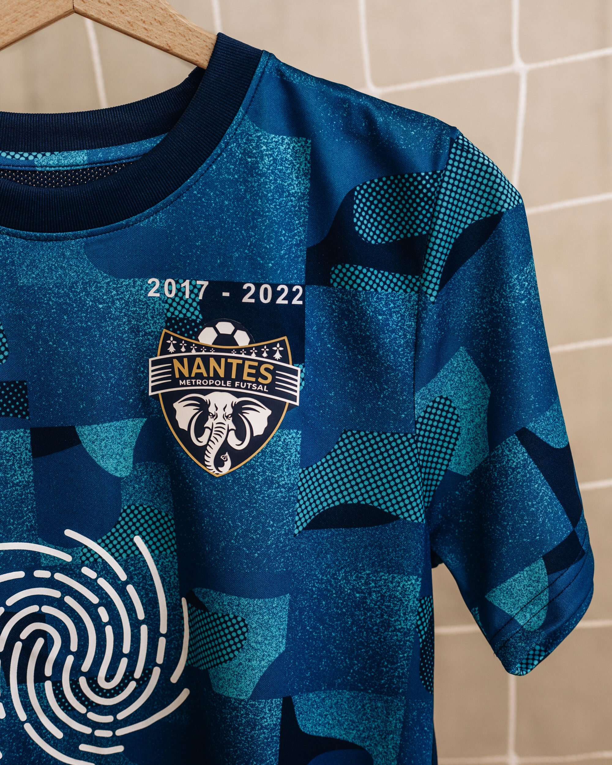 maillot nantes métropole futsal 2021 2022 nike 3