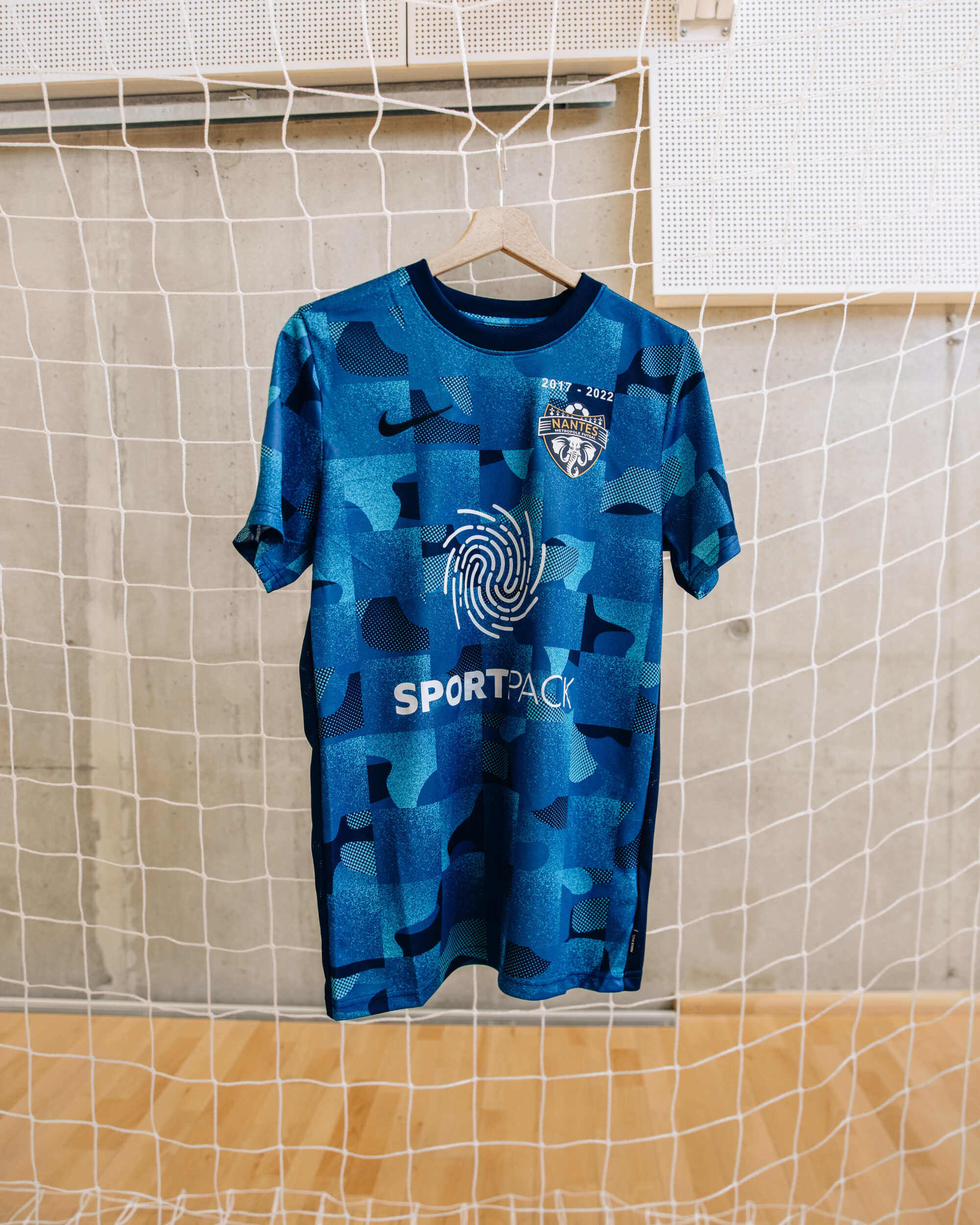 maillot nantes métropole futsal 2021 2022 nike 7