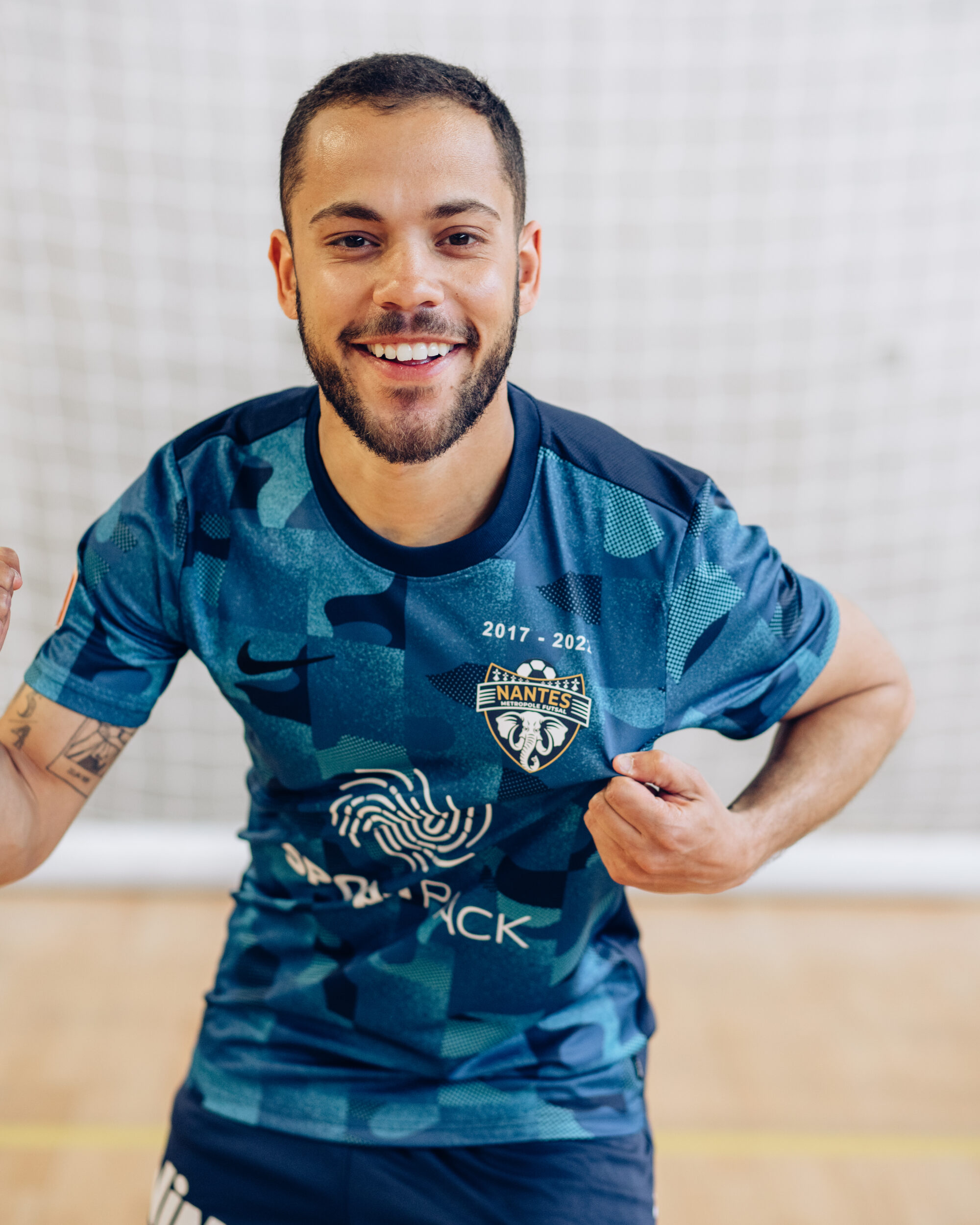 maillot nantes métropole futsal 2021 2022 nike 2
