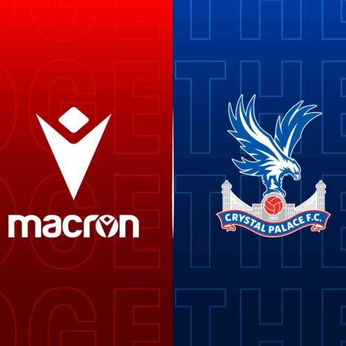 Image de l'article Macron signe son retour sur les maillots de Crystal Palace